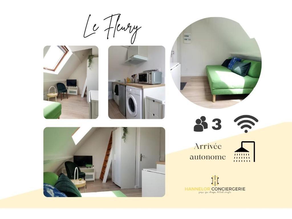 Le Fleury - Studio Calme Proche De Rouen Deville-les-Rouen Zewnętrze zdjęcie